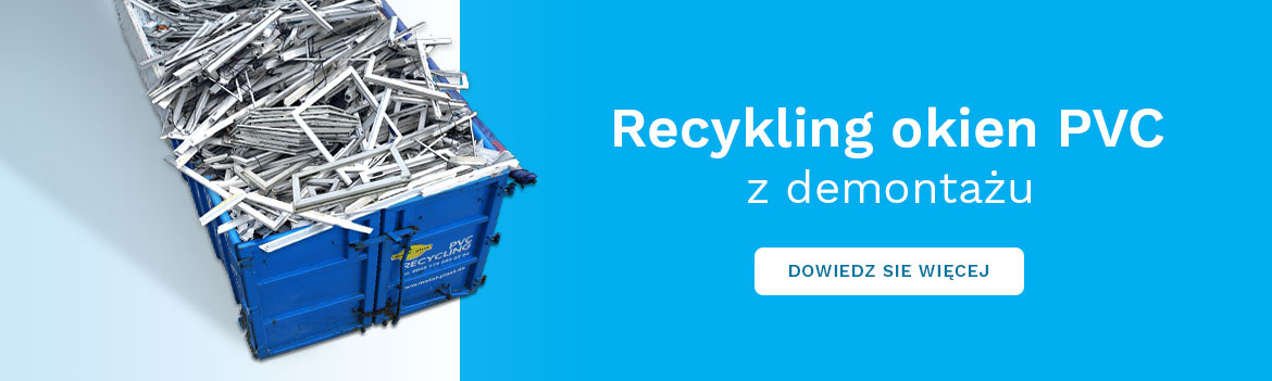 Skup okien PVC z demontażu